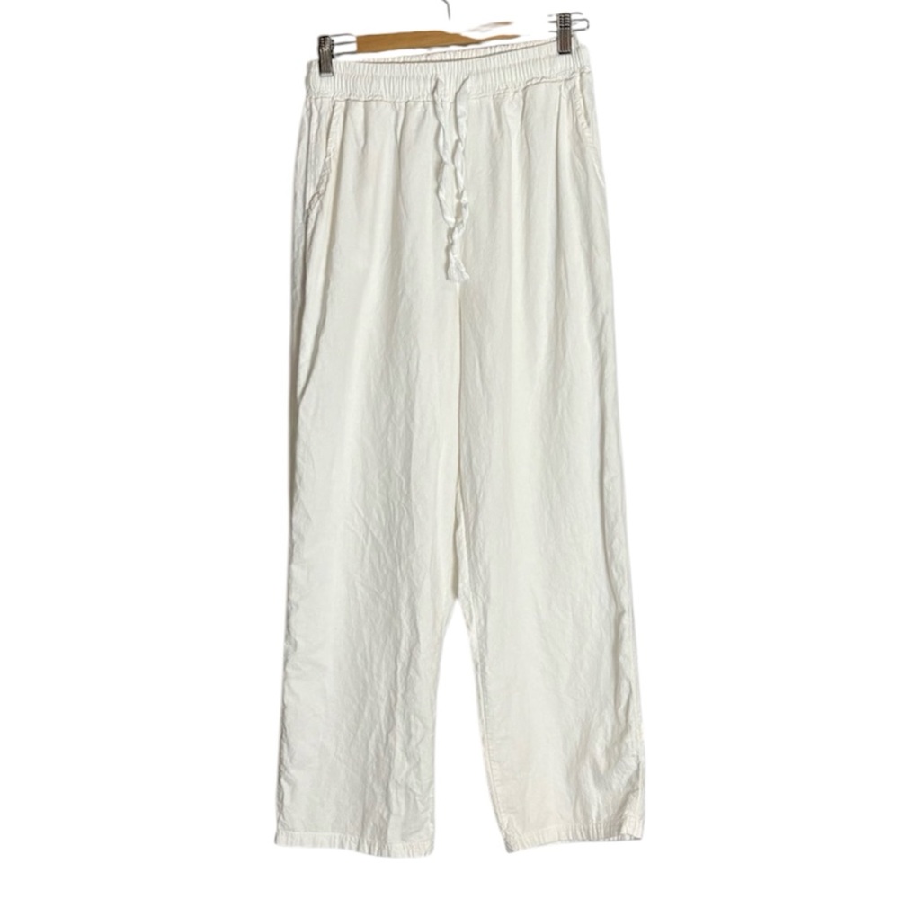 RELAX - SUPER COMFY wide leg COTTEN/LINEN Linen drawstring pants